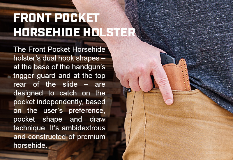 Front Pocket Horsehide Holster